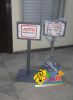 Парковочные столбики рекламные