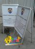 Штендер с клик системой