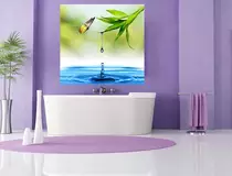 Винилов� е наклейки в ванн� � комна� � Капля