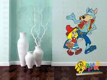 Де� ские наклейки К� асная � апо� ка