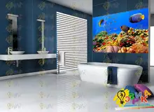 Виниловая наклейка в ванн� � � � бки