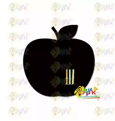 Г� и� ел� ная доска с мелками яблоко