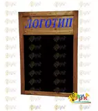 Меловая доска под лого� ип 100Х80 см