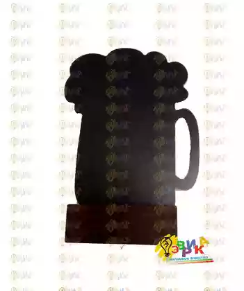 Меловой � енник к� � жка на де� евянной подс� авке 8Х10